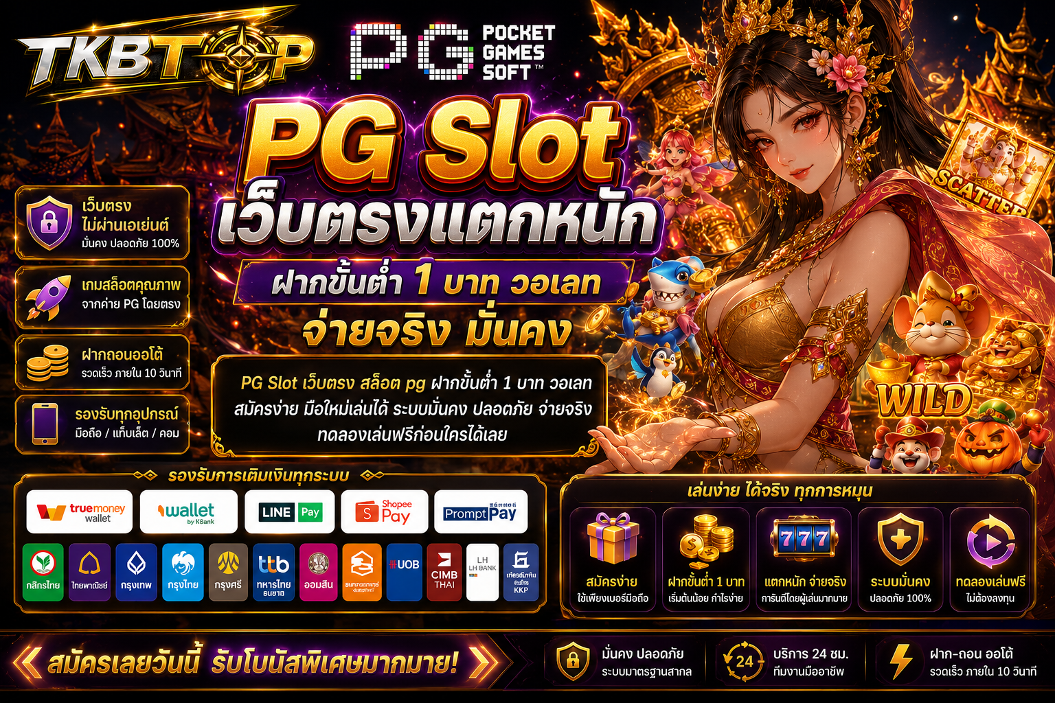 เว็บสล็อตอันดับ 1 ปี 2026 สล็อตเว็บตรงมาแรงที่สุด